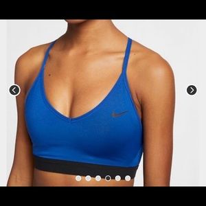 Navy Nike Pro Sports Bra M